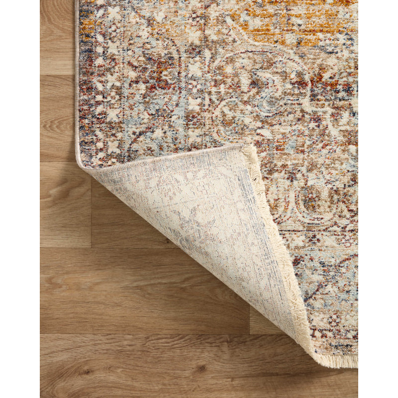 Sorrento Ivory Elegance Rectangular Wool-Blend Area Rug - 11'6" x 15'7"
