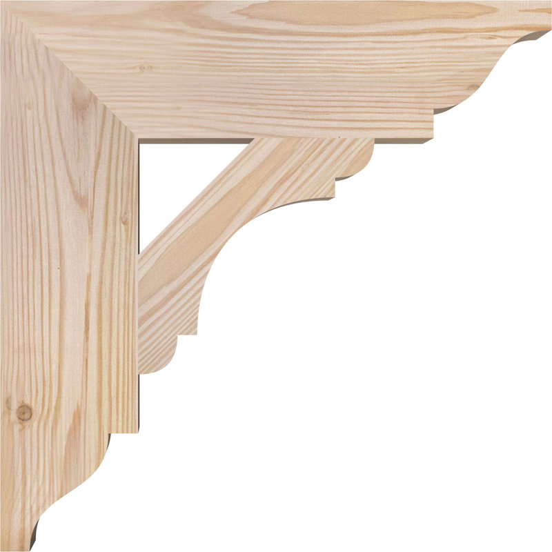 Support olympique traditionnel, Douglas (lisse), H 14 po x l 3,5 po x P 14 po