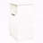 Laundry Cabinet with Removable Liner Bags and Open Shelf