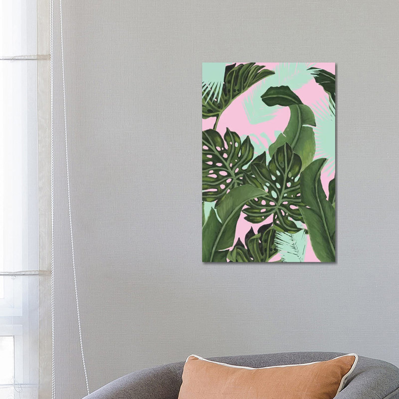 Neon Jungle I by Naomi McCavitt - Wrapped Canvas Gallery-Wrapped Canvas Giclée, 66.04 cm H x 45.72 cm W x 1.91 cm D