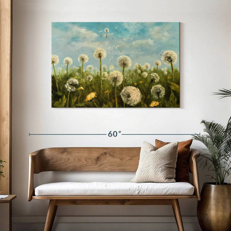 Harnek Dancing Dandelions Seeds, 30" H x 45" W