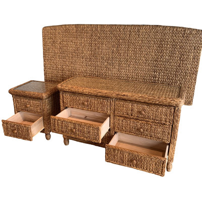 Debolt Wicker / Rattan Piece Bedroom Set