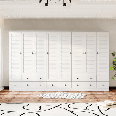 118”W Large Wardrobe by Red Barrel Studio