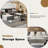 Rectangle Coffee Table with Sliding Table Top, Modern Coffee Tables for Living Room