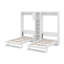 Lits simples escamotables doubles avec armoires et tablettes-1379752189