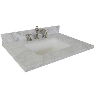 Plateau de meuble-lavabo simple 31 po