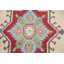 Tapis oriental ivoire et bleu Kazak 7 x 10