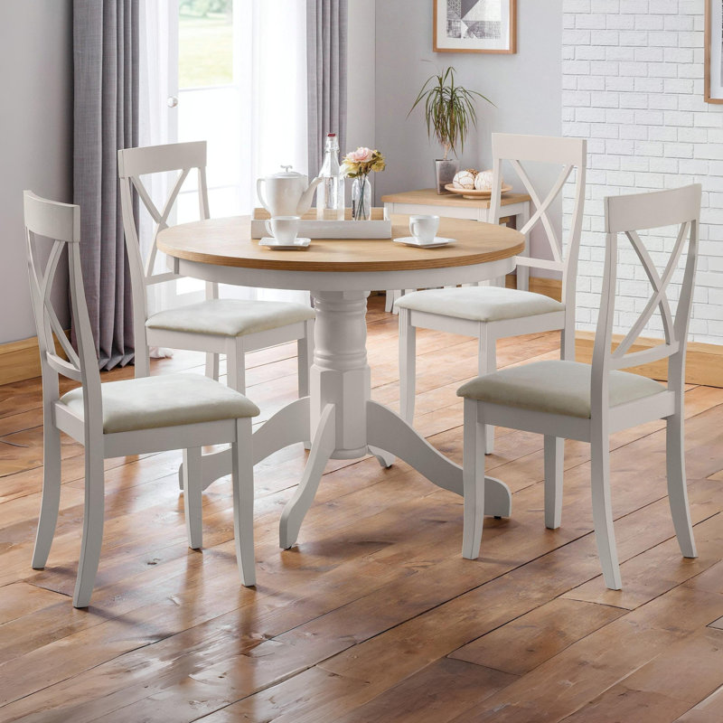 Conklin Upholstered Dining Chair, Grey