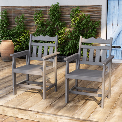  Chaises de salle à manger d'extérieur résistantes à la rouille et à l'épreuve des intempéries, faciles à nettoyer pour terrasse, jardin et terrasse