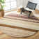 Eaton Hand Tufted Wool/Cotton Striped Rug in Ivory/Brown
