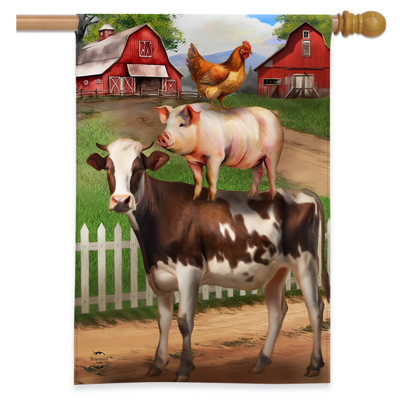 Drapeau de ferme amis de la ferme