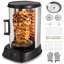 Rôtissoire verticale 32 Qt 1800W avec accessoires complets pour poulet entier, Kebab et poisson