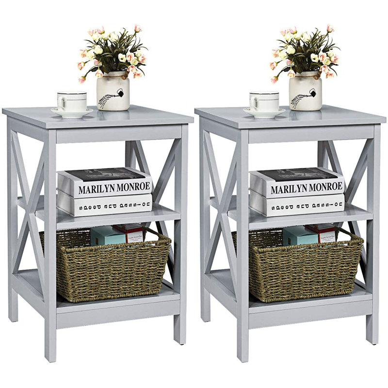 Pulaski Side Table Set, Grey