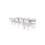 Faiyaz 10 - Person Patio Dining Set with Extendable Rectangular Table-133584289