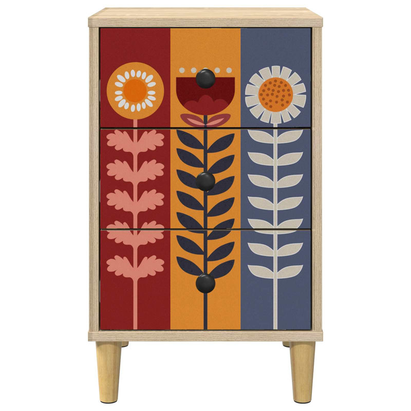 36 cm W Bedside Table