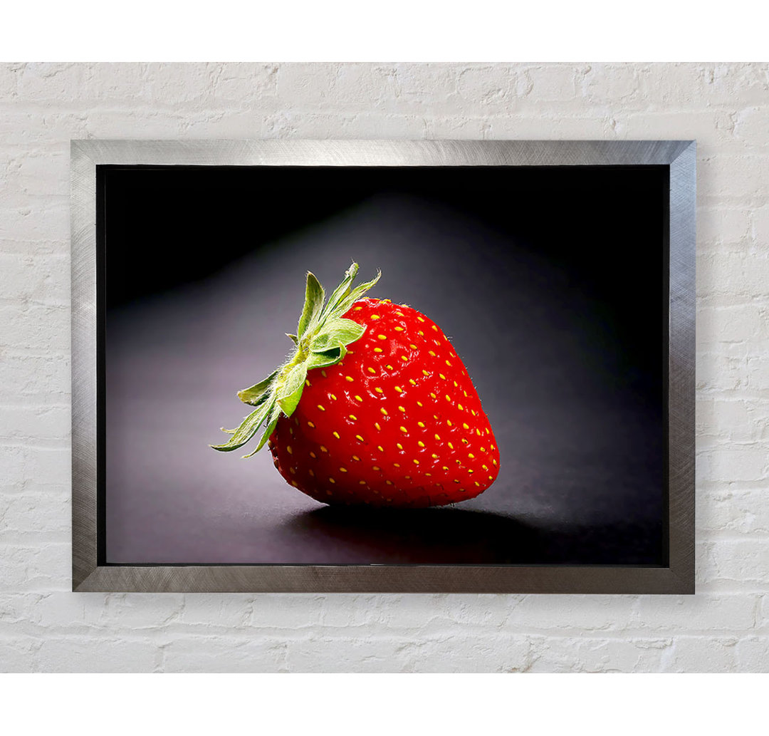 Single Strawberry Delight - Single Picture Frame Kunstdrucke