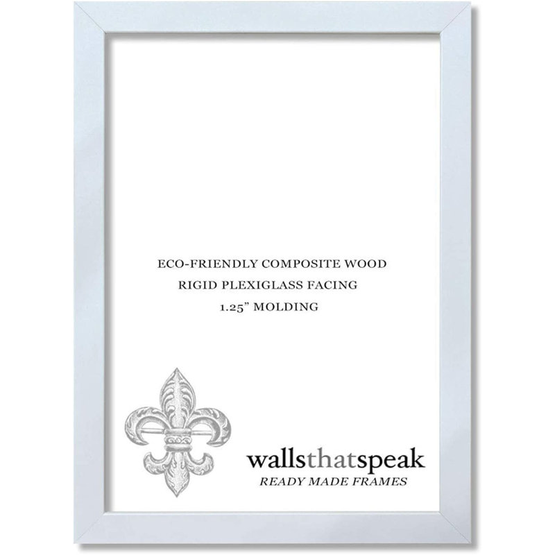 15x21 White Composite Wood Picture Frame