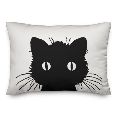  Coussin lombaire Vintage Black Cat