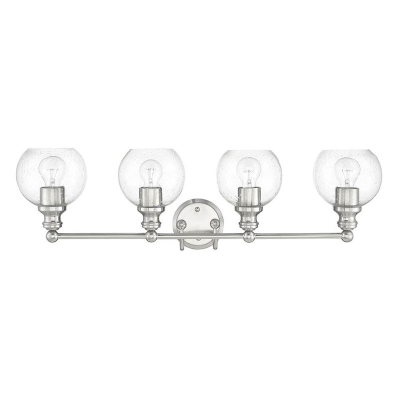 Éclairage pour salle de bain 4 lumières, Bronze provincial
