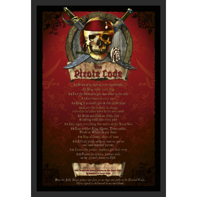 " Pirate Code Typography "