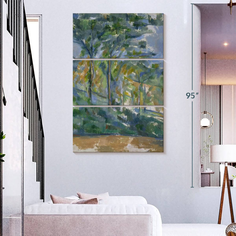 Paysage Harnek 1900, H 74 po x l 48 po