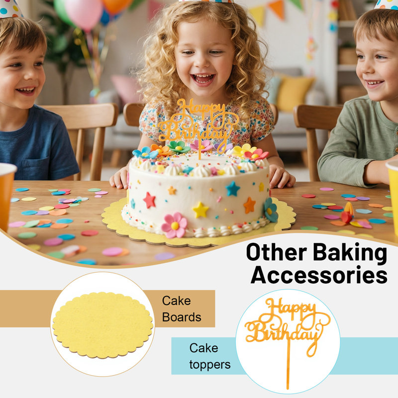 Ensemble de 852 pièces de fournitures de décoration de gâteaux, fournitures de décoration de petits gâteaux, outils de fournitures de pâtisserie, ensemble de sacs et de tuyaux de passepoil avec plateau tournant à gâteau, moules à charnière, patins à glaçons, grattoirs à gâteau