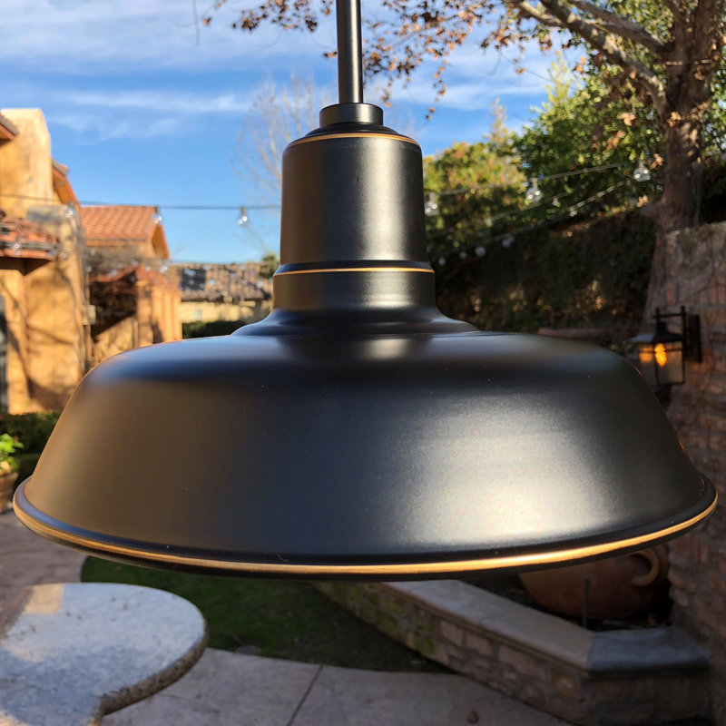 Luminaire suspendu d'extérieur 1 lumière Cheng