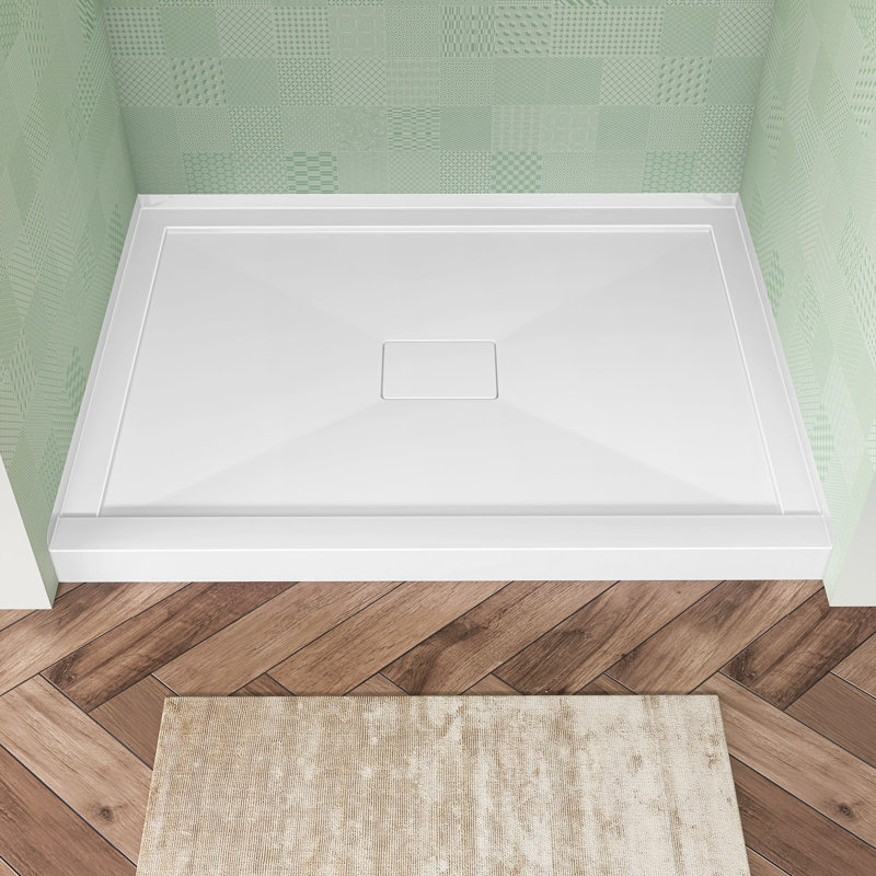 Base de douche en acrylique Alcove