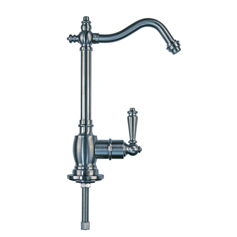 9" Victorian 1-Lever Handle Cold Water Dispenser Faucet, Satin Nickel