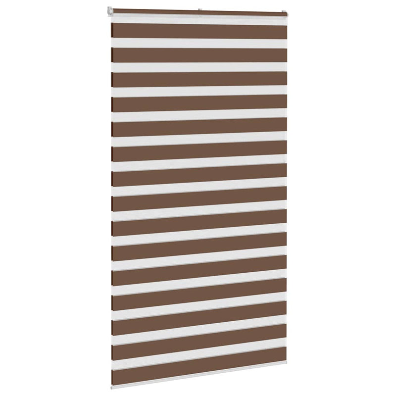 George Oliver Zebra Blind Polyester, 135cmW x 200cmL, Brown