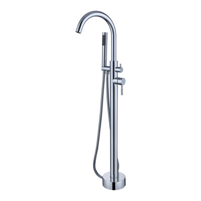 Kebo 2 Handle Bathroom Freestanding Tub Filler with Diverter