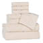 Ensemble de serviettes épaisses en mélange de coton à viscose Mile Smart Twist-106716085-106716093