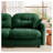 Cloud 74" W x 59.4" D x 36.6" H Modular Tufted Chenille Reversible Sectional Sofa with Ottoman