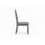 Ensemble de 2 chaises d'appoint en tissu gris Zeke