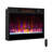 23 in. Black Electric Fireplace Insert with 6 Flame Colors, 5 Brightness, Timer, Flame and Heat Work Separately