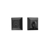 Quincy Single Cylinder Deadbolt For 1-3/8" To 2-1/8" Door Unlacquered Brass Finish