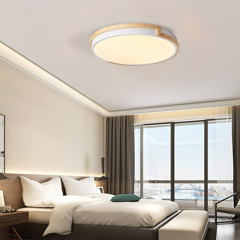 Aristaun LED Flush Mount, White, 3000