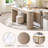 63" Modern Fluted Console Table, Narrow Entryway & Sofa Table With Marble-Pattern Top For Living Room Hallway Foyer-922883972