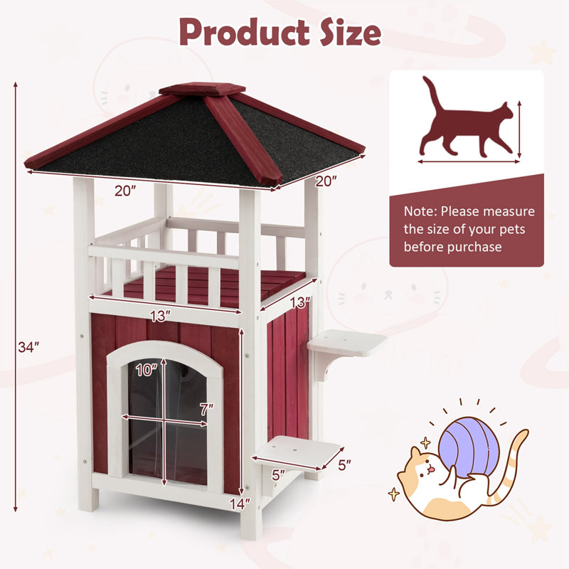 Eude 34'' H Cat Tree