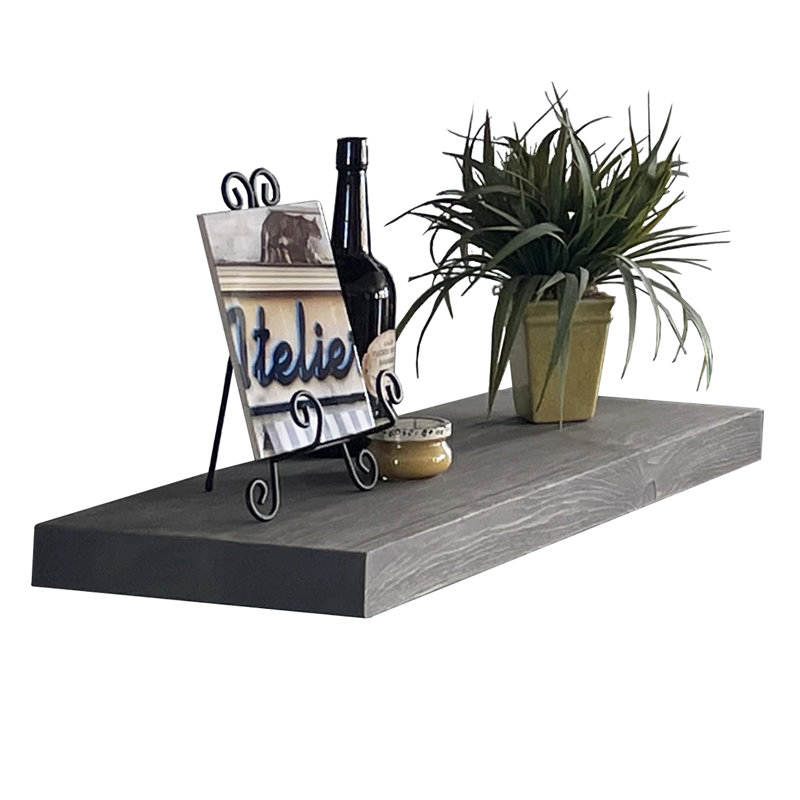 Devyn Pine, 2" H x 30" W x 10" D, Gray