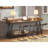 70.9" Extra Long Industrial Console Table – Rustic Brown