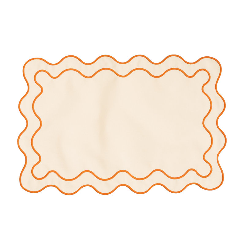 Polyester Rectangle Placemats, Pink