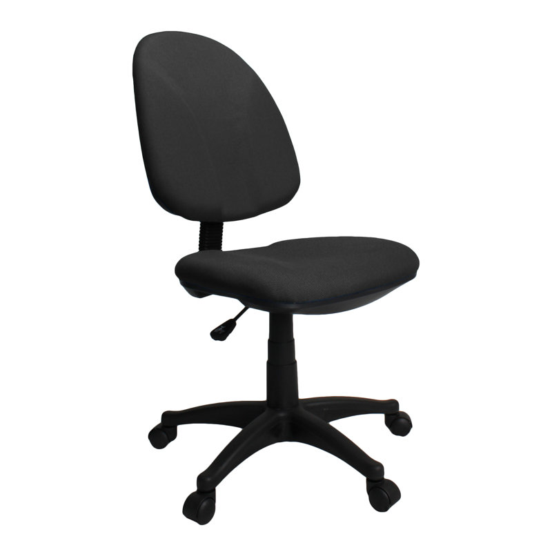 Polyester Blend Office Chair, Black