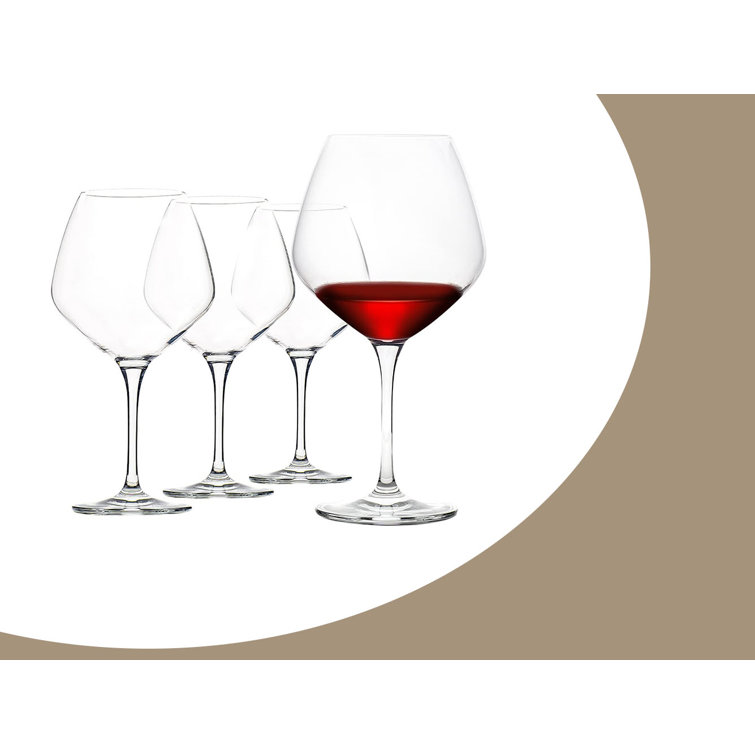 Wine Glasses, Large Red Wine or White Wine Glass Set of 4 Unique Gift for Women