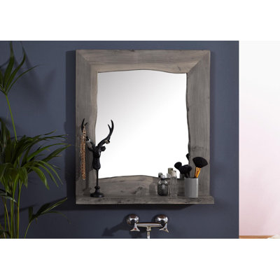 Pure Acacia Wood Wall Mirror