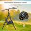 Balancelle avec auvent pour 2 adultes Outsunny