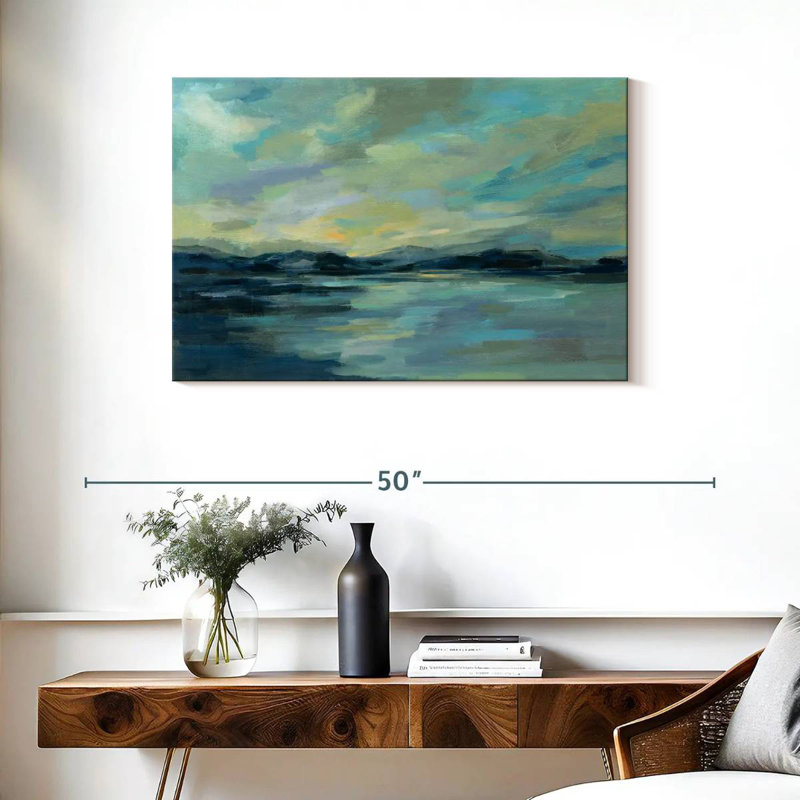 Gillard Indigo Sea I, H 24 po x l 36 po