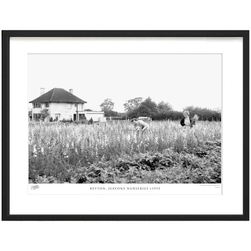 Beyton, Jeavons Nurseries C1955 - Single Picture Frame Print, 60cm H x 80cm W x 2.3cm D