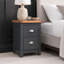 Sartin 45cm W Bedside Table