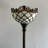 Keedysville Tiffany Torch Floor Lamp Beige Stained Glass Beans LED Bulb Included 12"W*12"D*66"H